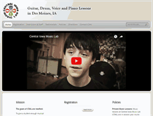 Tablet Screenshot of centraliowamusiclab.com